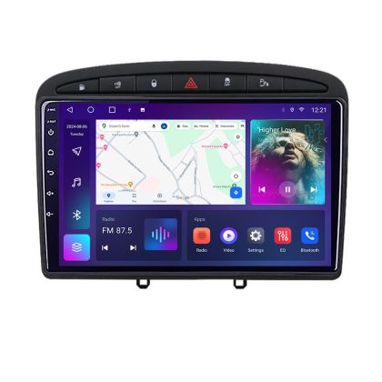 Navigatie Peugeot 308 Quad Core B-038 Android Ecran QLED octa core 4+64 carplay android auto KIT-038+EDT-E309V3 CarStore Technology