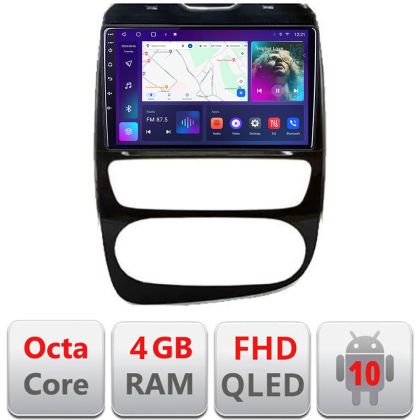 Navigatie Renault Clio 4 V2 B-468 Android Ecran QLED octa core 4+64 carplay android auto KIT-468+EDT-E310V3 CarStore Technology