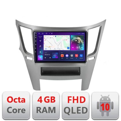 Navigatie Subru Legacy 2010-2015 B-458 Android Ecran QLED octa core 4+64 carplay android auto KIT-458+EDT-E309V3 CarStore Technology