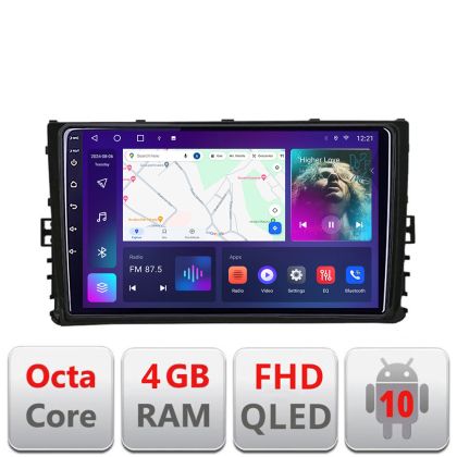 Navigatie Toyota Auris Corolla 2017-2018 B-auris-2017 Android Ecran QLED octa core 4+64 carplay android auto KIT-auris-2017+EDT-E309V3 CarStore Technology