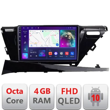 Navigatie Toyota Camry 2017-2021 V1 Android Ecran QLED octa core 4+64 carplay android auto kit-camry-2018+EDT-E310V3 CarStore Technology