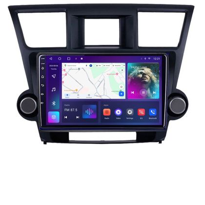 Navigatie Toyota Highlander 2007-2013 Android Ecran QLED octa core 4+64 carplay android auto KIT-highlander+EDT-E310V3 CarStore Technology
