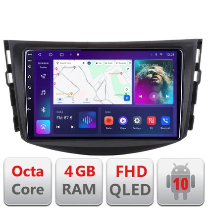 Navigatie Toyota RAV4 B-018 Android Ecran QLED octa core 4+64 carplay android auto KIT-018+EDT-E309V3 CarStore Technology