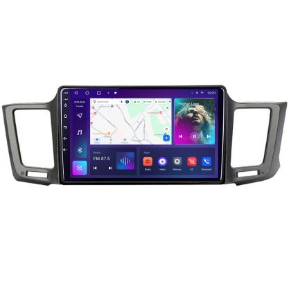 Navigatie Toyota RAV4 B-247 Android Ecran QLED octa core 4+64 carplay android auto KIT-247+EDT-E309V3 CarStore Technology