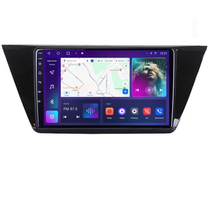 Navigatie Volkswagen Touran 2016- B-3144 Android Ecran QLED octa core 4+64 carplay android auto KIT-3144+EDT-E310V3 CarStore Technology