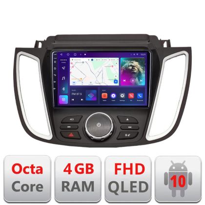 Navigatie Ford Kuga 2015-2020 SYNC2 si SYNC3 Android Ecran QLED octa core 4+64 carplay android auto KIT-kuga+EDT-E309V3 CarStore Technology