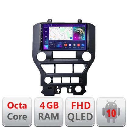 Navigatie Ford Mustang 2015-2020 B-MUSTANG Android Ecran QLED octa core 4+64 carplay android auto KIT-mustang+EDT-E309V3 CarStore Technology