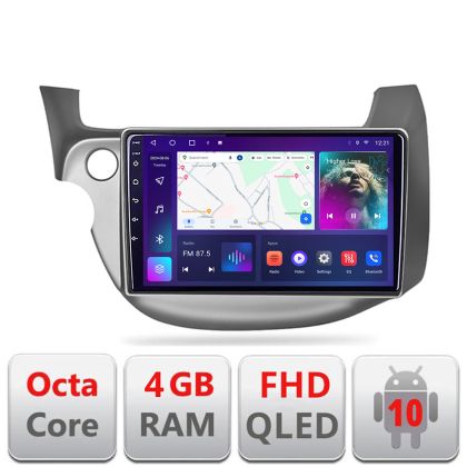 Navigatie Honda Fit 2008-2013 Android radio gps internet quad core 4+64 carplay android auto Kit-fit-08+EDT-E309v3 CarStore Technology