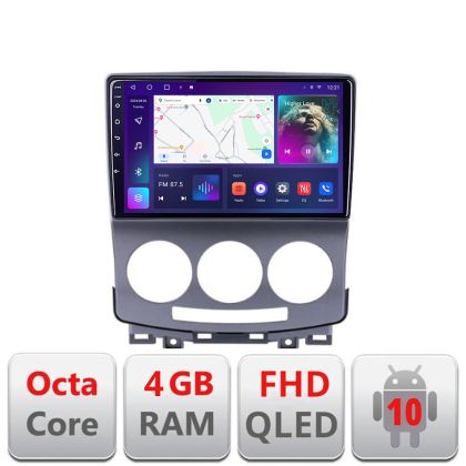 Navigatie Mazda 5 2005-2010 B-MZ22 Android Ecran QLED octa core 4+64 carplay android auto KIT-MZ22+EDT-E309V3 CarStore Technology