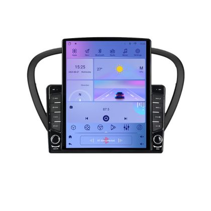 Navigatie Peugeot 607 Android radio gps internet quad core 2+32 ecran vertical 9.7