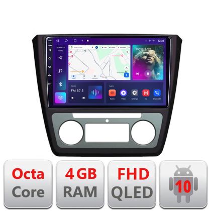 Navigatie Skoda Yeti 2009-2014 B-YETI Android Ecran QLED octa core 4+64 carplay android auto KIT-YETI+EDT-E309V3 CarStore Technology