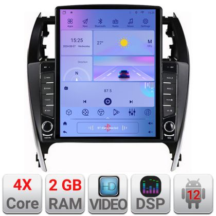 Navigatie Toyota Camry 2012-2018 Android radio gps internet quad core 2+32 ecran vertical 9.7