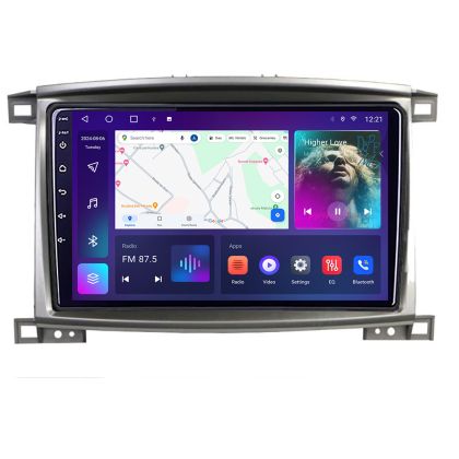 Navigatie Toyota Land Cruiser L100 2002-2008 B-L100 Android Ecran QLED octa core 4+64 carplay android auto KIT-l100+EDT-E309V3 CarStore Technology