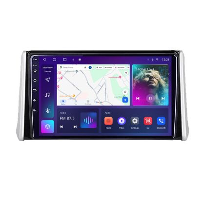 Navigatie Toyota RAV4 2018 Android Ecran QLED octa core 4+64 carplay android auto KIT-RAV4+EDT-E309V3 CarStore Technology