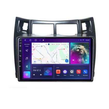 Navigatie Toyota Yaris 2008-2011 B-YARIS08 Android Ecran QLED octa core 4+64 carplay android auto KIT-YARIS08+EDT-E309V3 CarStore Technology