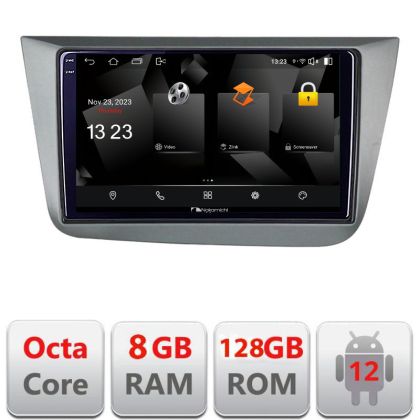 Navigatie Seat Leon 2005-2012 5960Pro-leon05 Android Octa Core Qualcomm 2K Qled 8+128 DTS DSP 360 4G Optical CarStore Technology