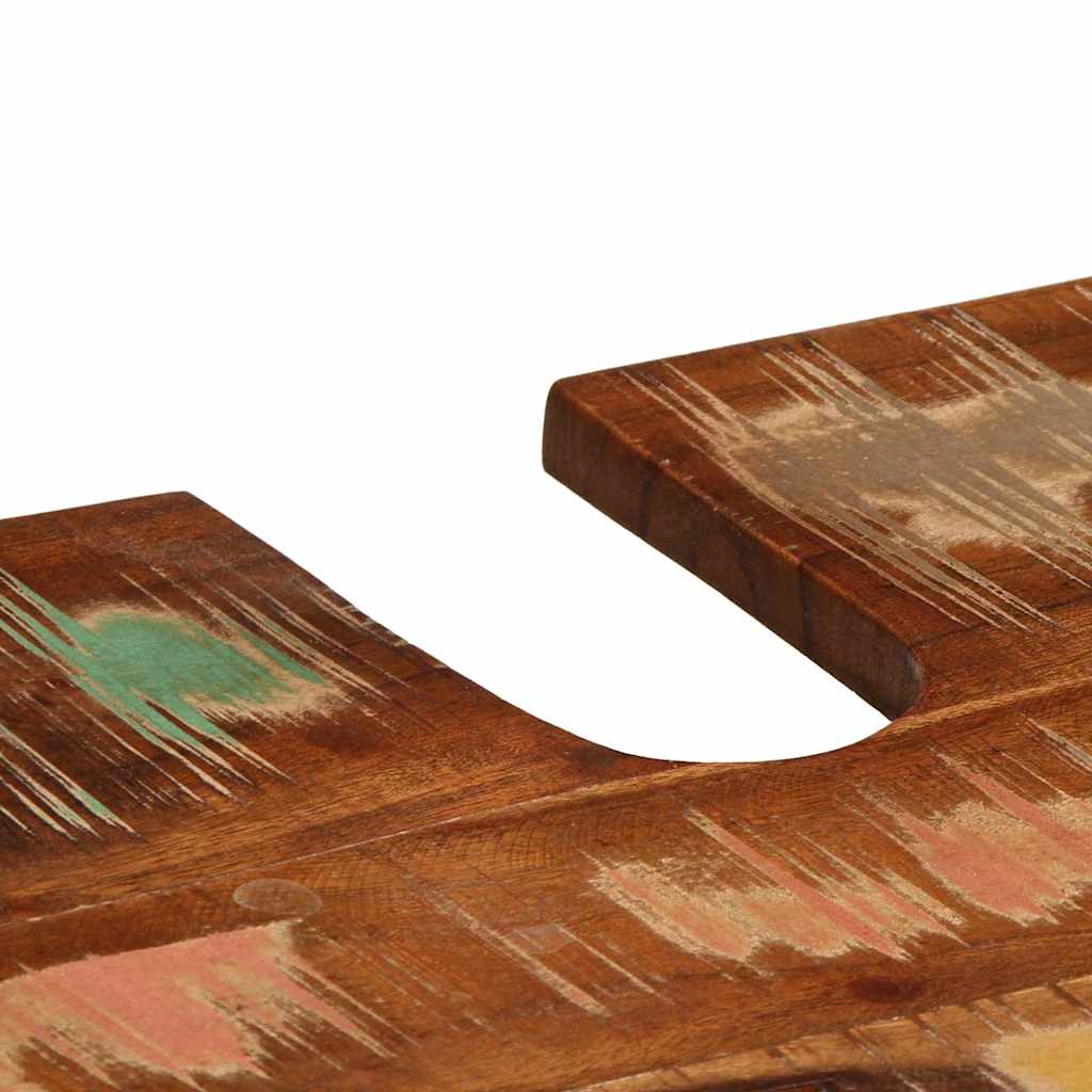 Set de mobilier pentru baie cu raft cu ușă Lemn masiv reciclat GartenMobel Dekor