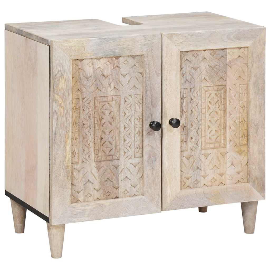 Set de mobilier pentru baie cu ușă 4 pcs Alb 38 x 33 x 160 cm GartenMobel Dekor