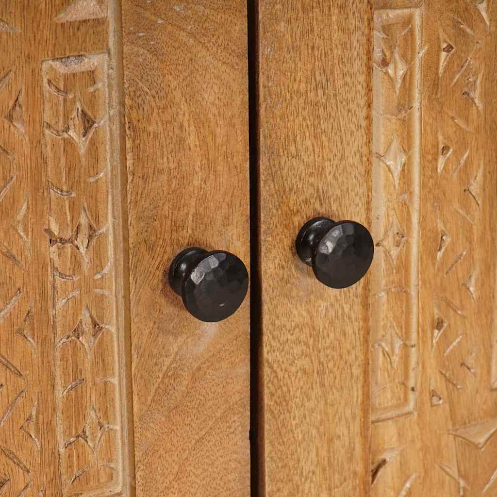 Set de mobilier pentru baie cu ușă 5 pcs Maro 38 x 33 x 160 cm GartenMobel Dekor