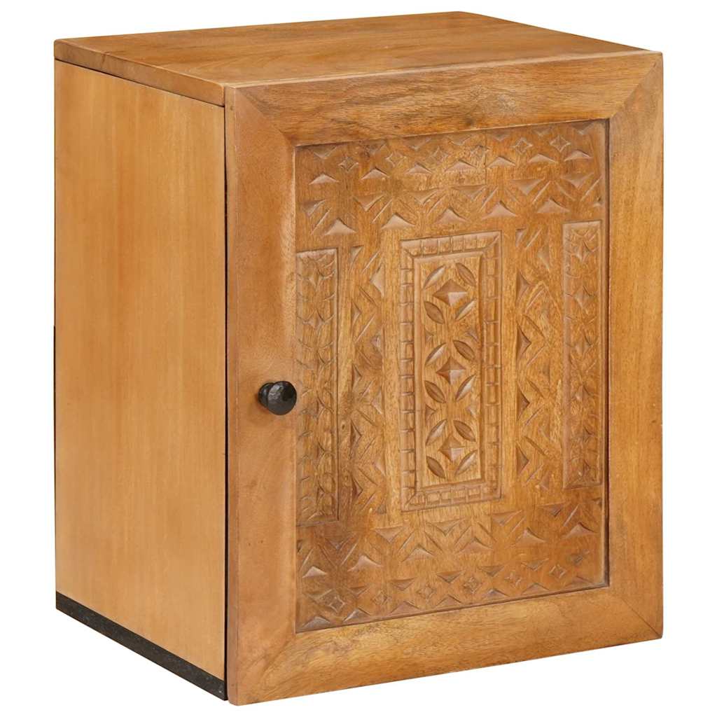 Set de mobilier pentru baie cu ușă 5 pcs Maro 38 x 33 x 160 cm GartenMobel Dekor