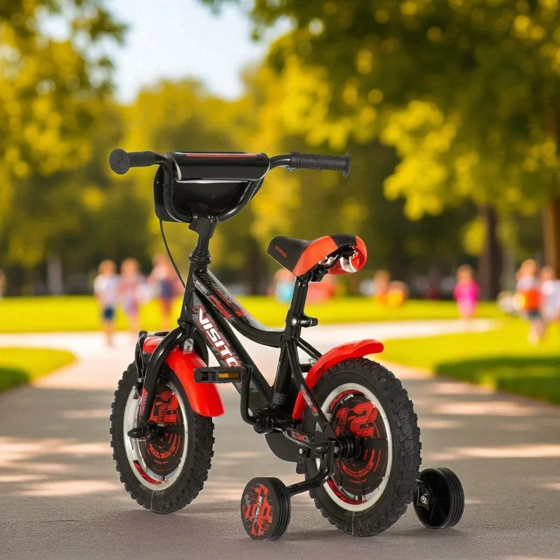 Bicicleta copii, 12 inch, roti ajutatoare, cadru otel 8 inch, roti ajutatoare, visitor xtreme kids MultiMark GlobalProd