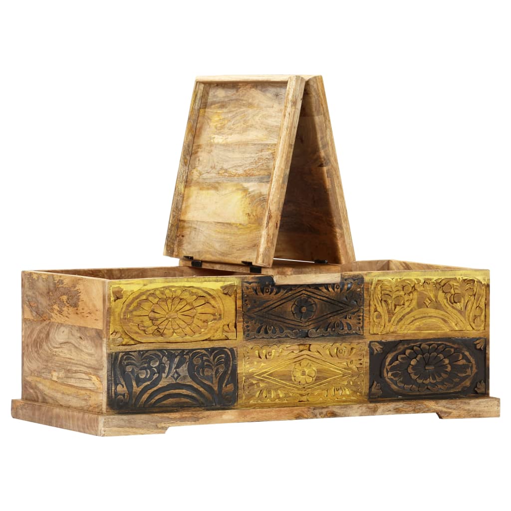 Măsuță de cafea, 100 x 50 x 35 cm, lemn masiv de mango GartenMobel Dekor