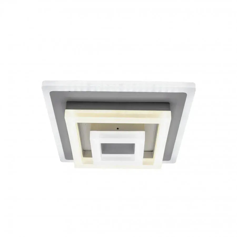 Lustra LED MEDEEA 24W, Diametru 26cm, Patrata, lumina Rece/Calda/Neutra, Alb ModernLight Concept