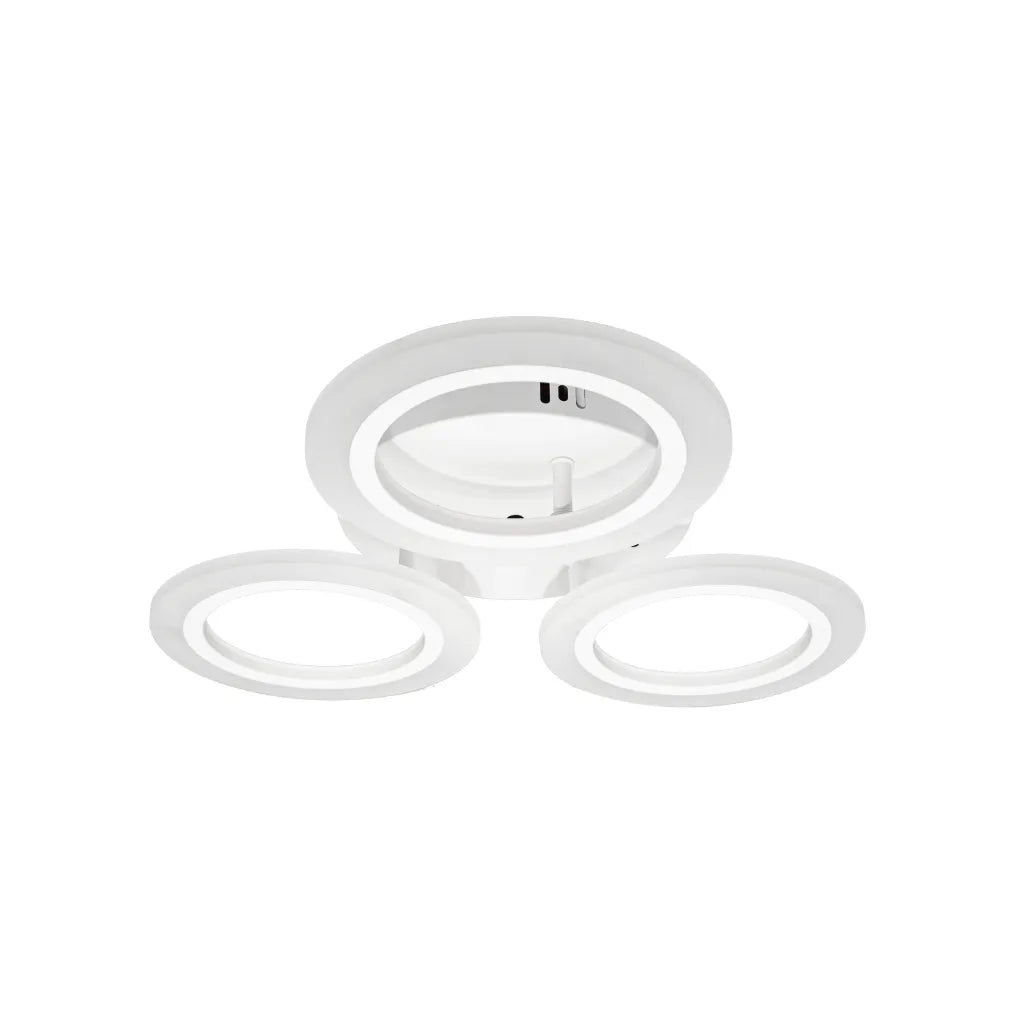 Lustra LED MARA 24W, 3 Cercuri, lumina Neutra, Alb ModernLight Concept