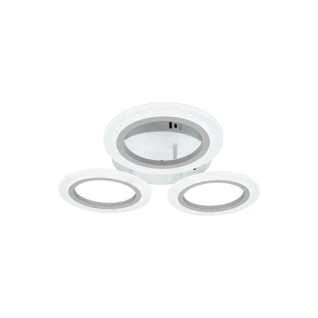Lustra LED MARA 24W, 3 Cercuri, lumina Neutra, Alb ModernLight Concept