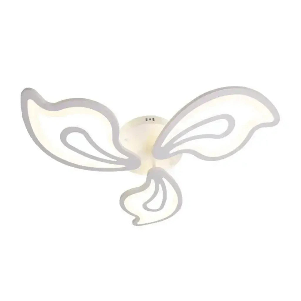 Lustra LED cu telecomanda GLORIOSA 68W, 3 Petale, lumina Rece/Calda/Neutra, Dimabila, Alb ModernLight Concept