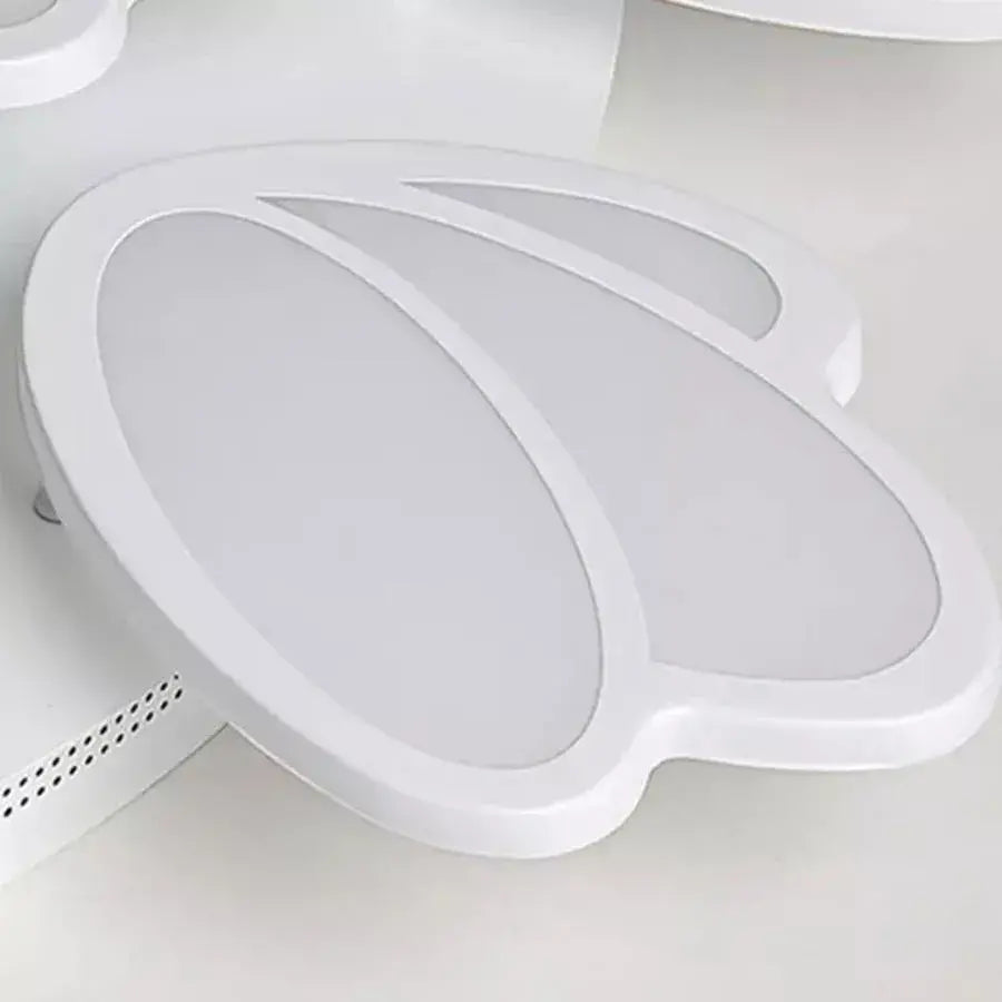 Lustra LED cu telecomanda TULIP 47W, 3 Petale, lumina Rece/Calda/Neutra, Dimabila, Alb ModernLight Concept