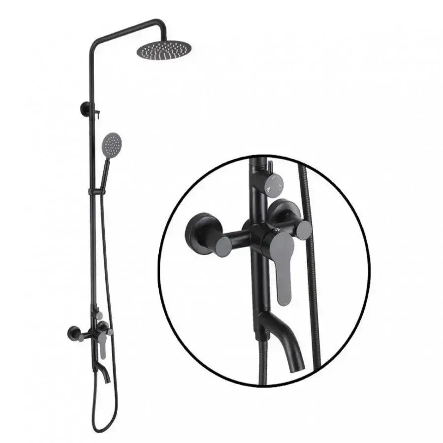 Coloana Dus, Inox SUS304, Negru, HS005 ModernLight Concept