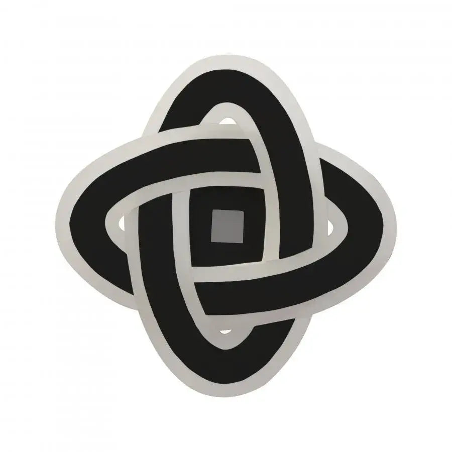 Lustra LED CRINELLA 53W, Diametru 23cm, lumina Rece/Calda/Neutra, Negru ModernLight Concept