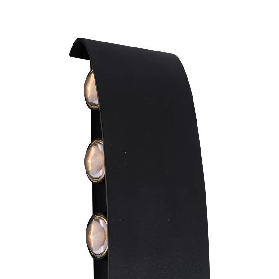 Fantas Aplica LED Interior/Exterior, 10 Surse x 1W, IP65, Negru, 3000K ModernLight Concept