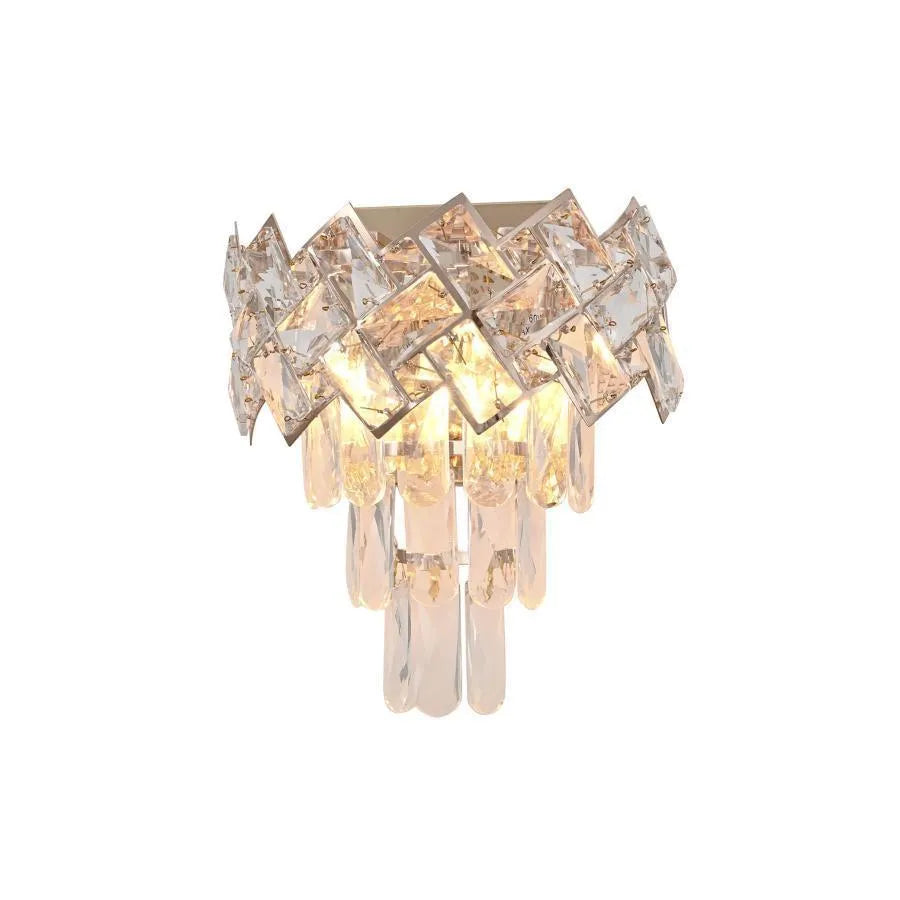 Aplica Cristal Alara 2x E27 Auriu ModernLight Concept