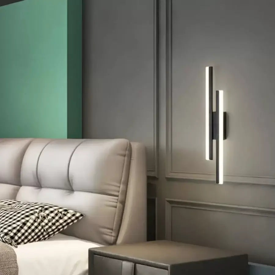 Aplica LED Lyra, 18W, Acril, Alb Negru ModernLight Concept