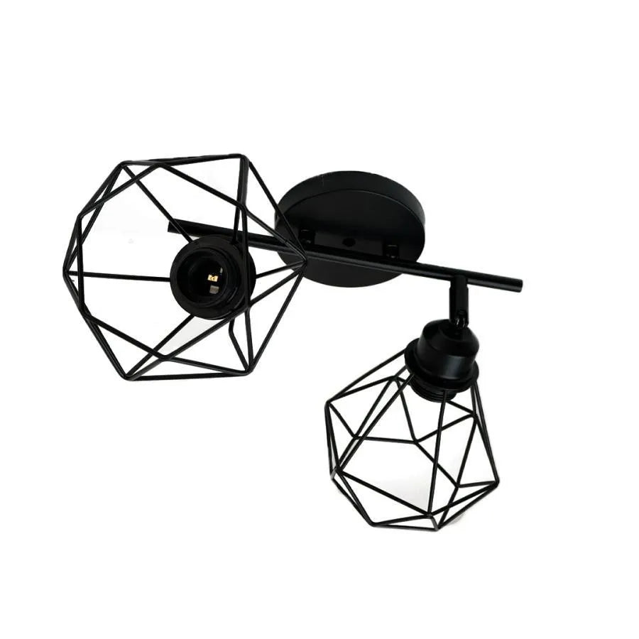 Lustra Aerope, 2x E27, Metal, Negru ModernLight Concept