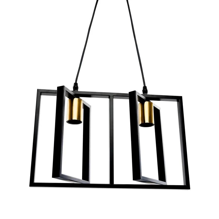 Pendul Patrisi 2x E27 Negru ModernLight Concept