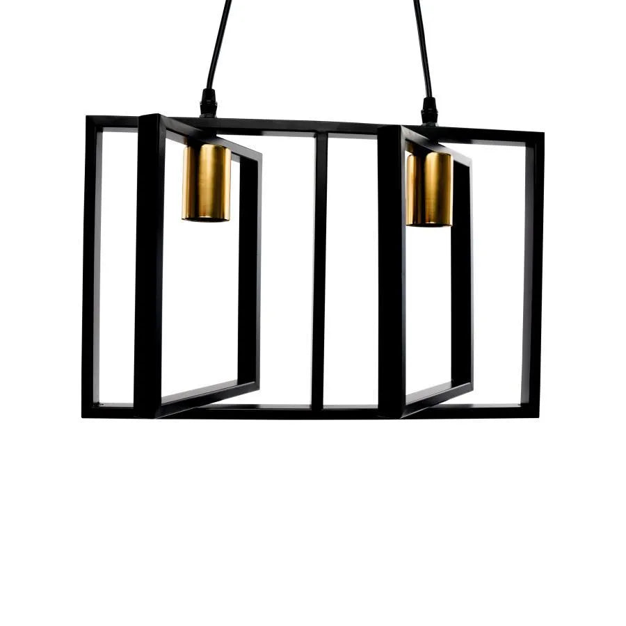 Pendul Patrisi 2x E27 Negru ModernLight Concept