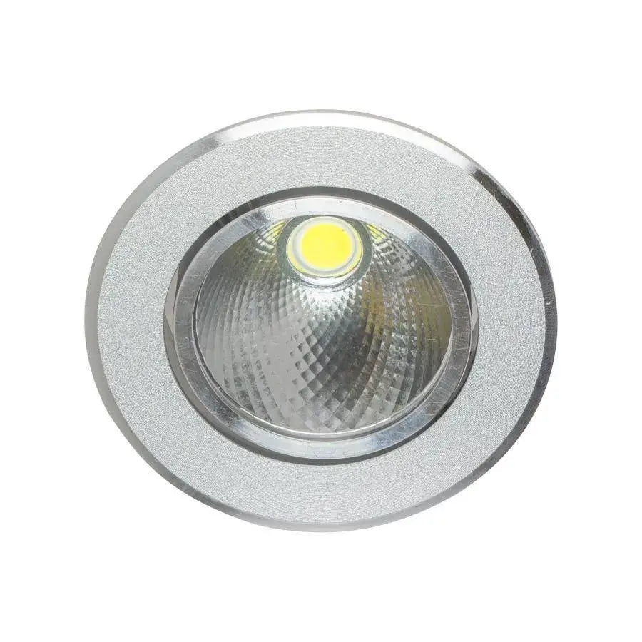 Spot LED Incastrabil, 5W, Metal, Argintiu ModernLight Concept