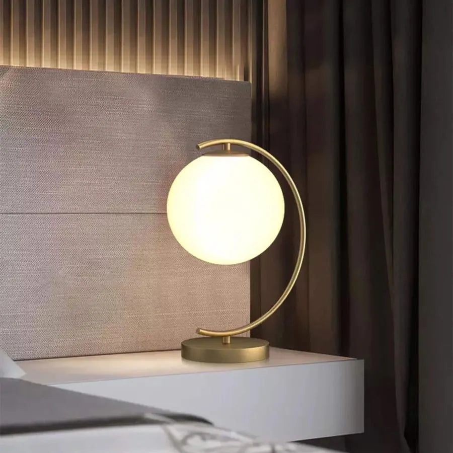 Veioza Olimpia 1x E27, Auriu ModernLight Concept