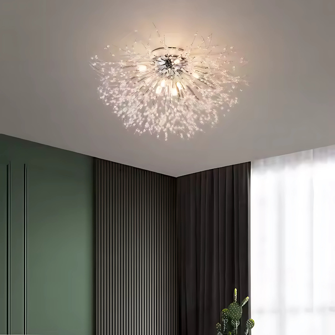 Candelabru Cristal RONDO Vivace, 8x G9, Diametru 60cm, Argintiu Lucios ModernLight Concept