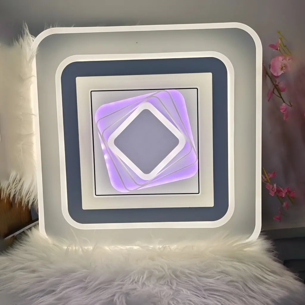 Lustra LED DOLIA, 70W, Diametru 49cm, lumina Rece/Calda/Neutra, Alb ModernLight Concept