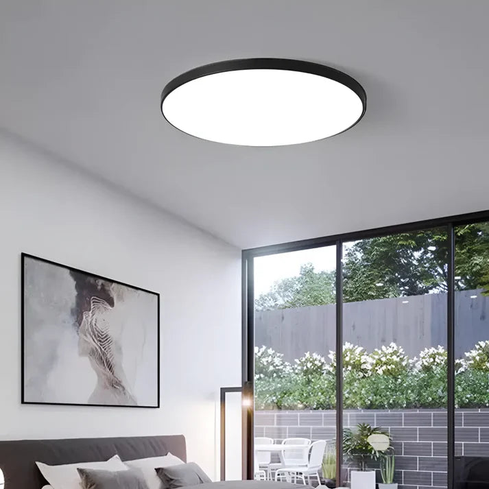 Plafoniera LED SOLIS 27cm 20W Lumina Neutra Negru ModernLight Concept