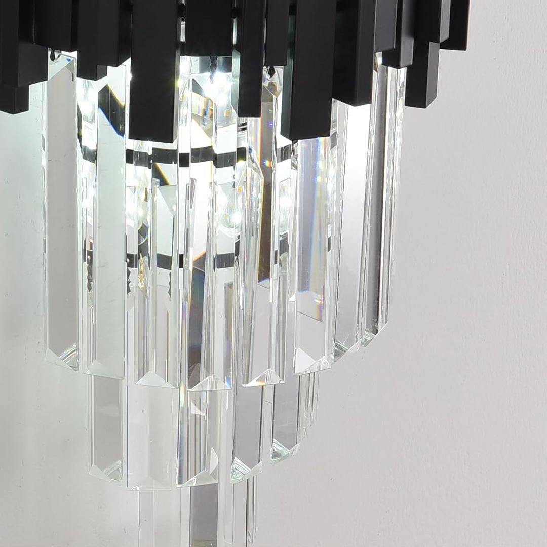 Aplica Candelabru Cristal BLOIS Piccolo, 2xE14, Negru ModernLight Concept
