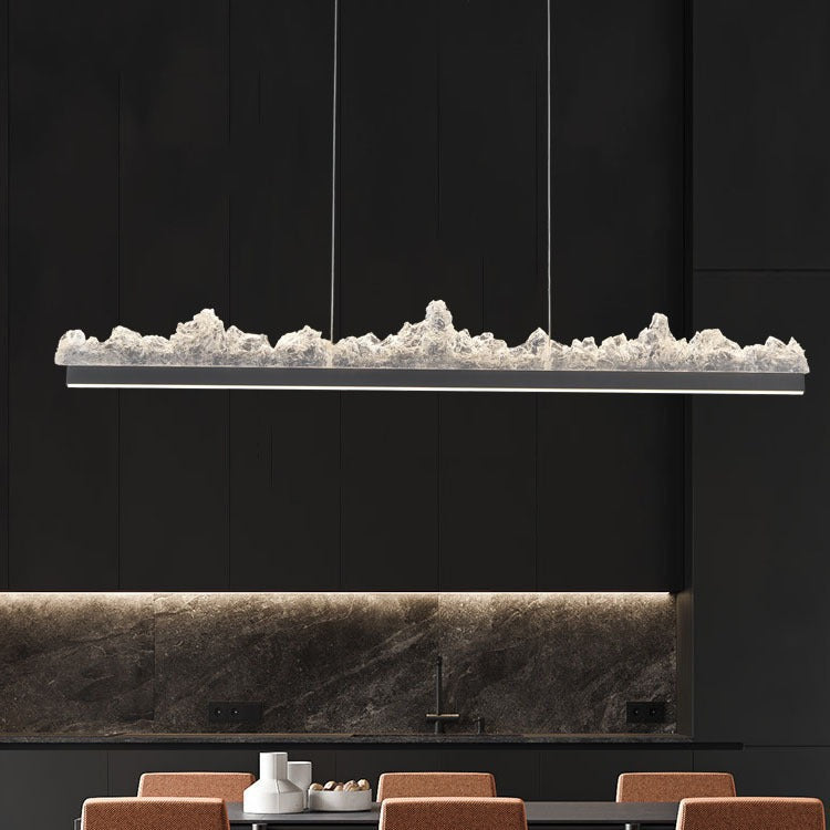 Lustra LED suspendata cu Telecomanda MARISTELLA 36W, lumina Rece/Calda/Neutra, Dimabila,Inaltime Reglabila, Negru ModernLight Concept