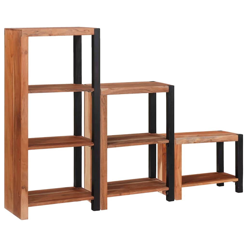 Raft pentru cărți 3 pcs Maro 50 x 30 x 110 cm GartenMobel Dekor