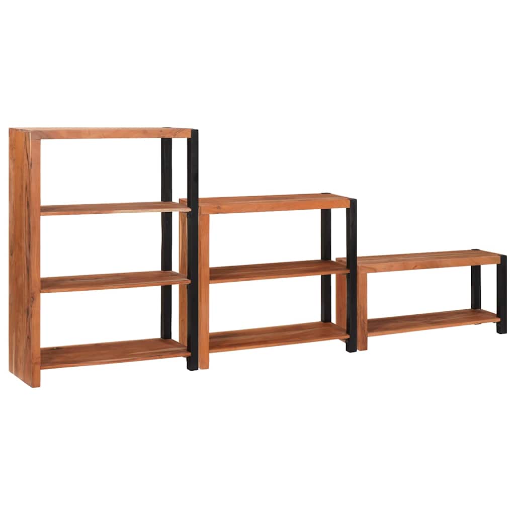 Raft pentru cărți 3 pcs Maro 80 x 30 x 110 cm GartenMobel Dekor