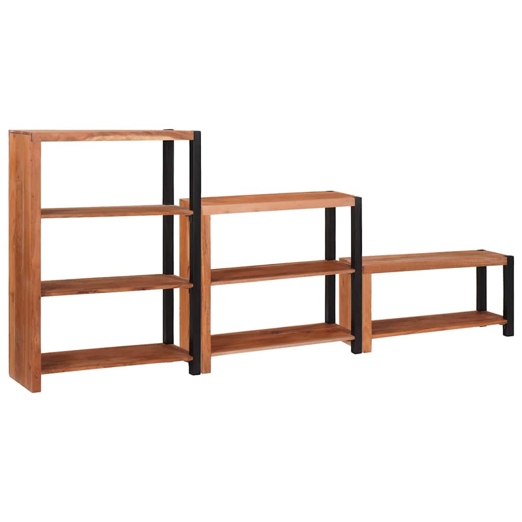 Raft pentru cărți 3 pcs Maro 80 x 30 x 110 cm GartenMobel Dekor