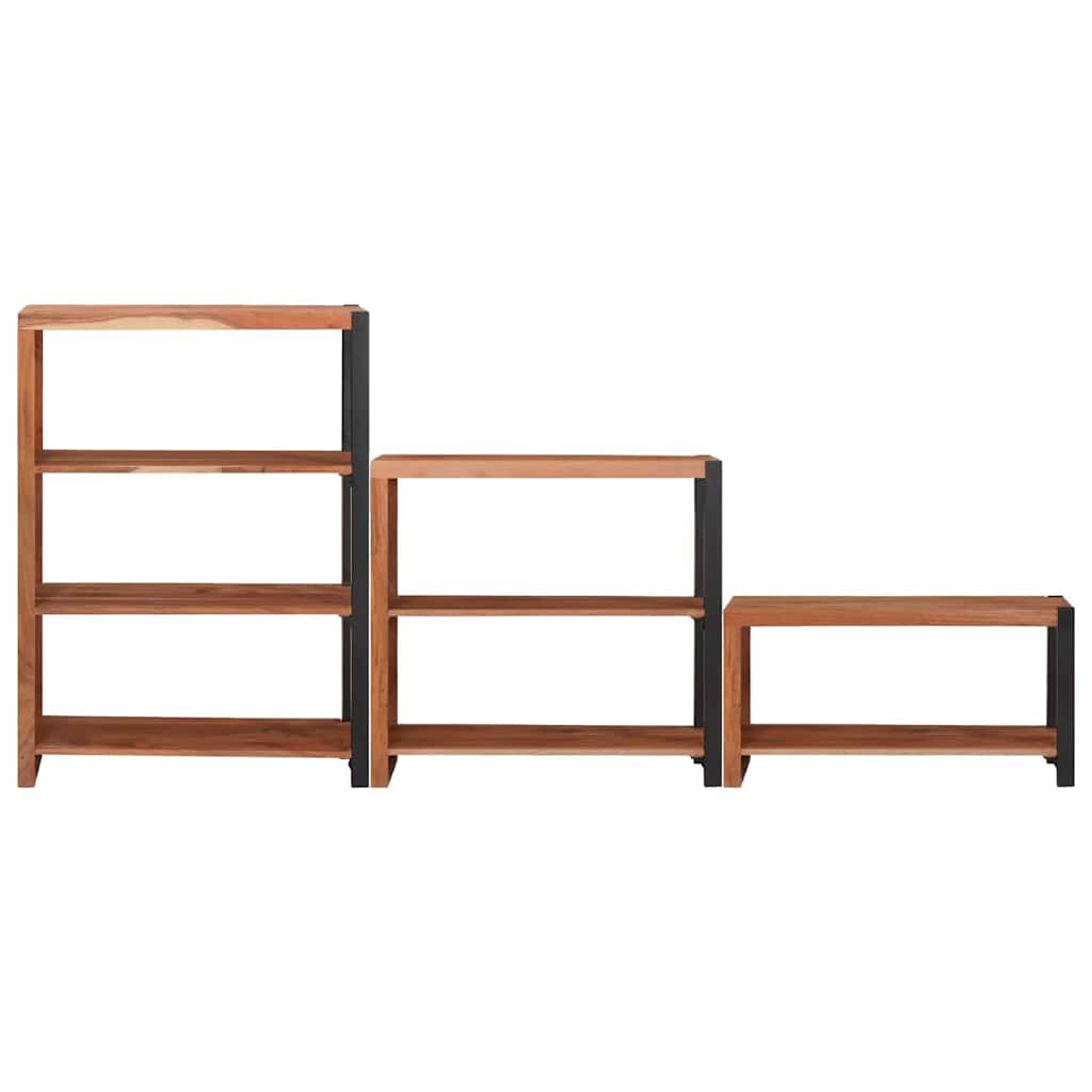 Raft pentru cărți 3 pcs Maro 80 x 30 x 110 cm GartenMobel Dekor